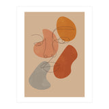 Feminine Line Art Boho Woman Face (Print Only) thumbnail