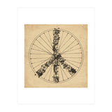 Peace And Bike Lines (Print Only) thumbnail