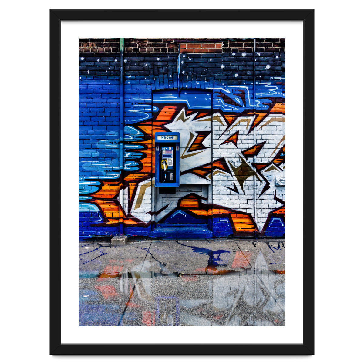 Phone Booth No 12 Color Version Reflection