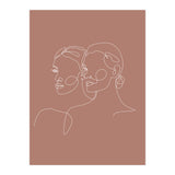 Double woman line-b (Print Only) thumbnail