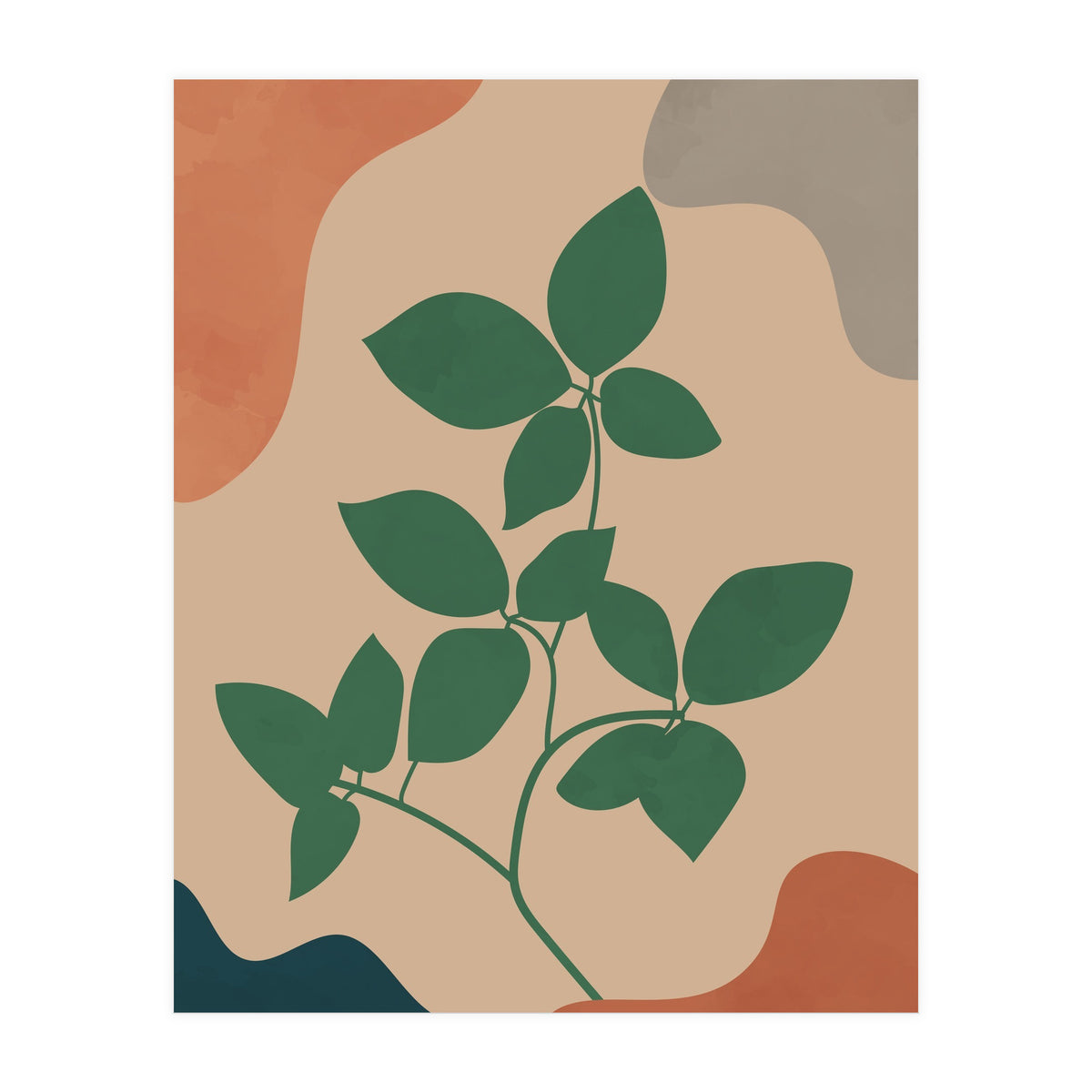 Botanical Neutral Earthy Tones (Print Only)