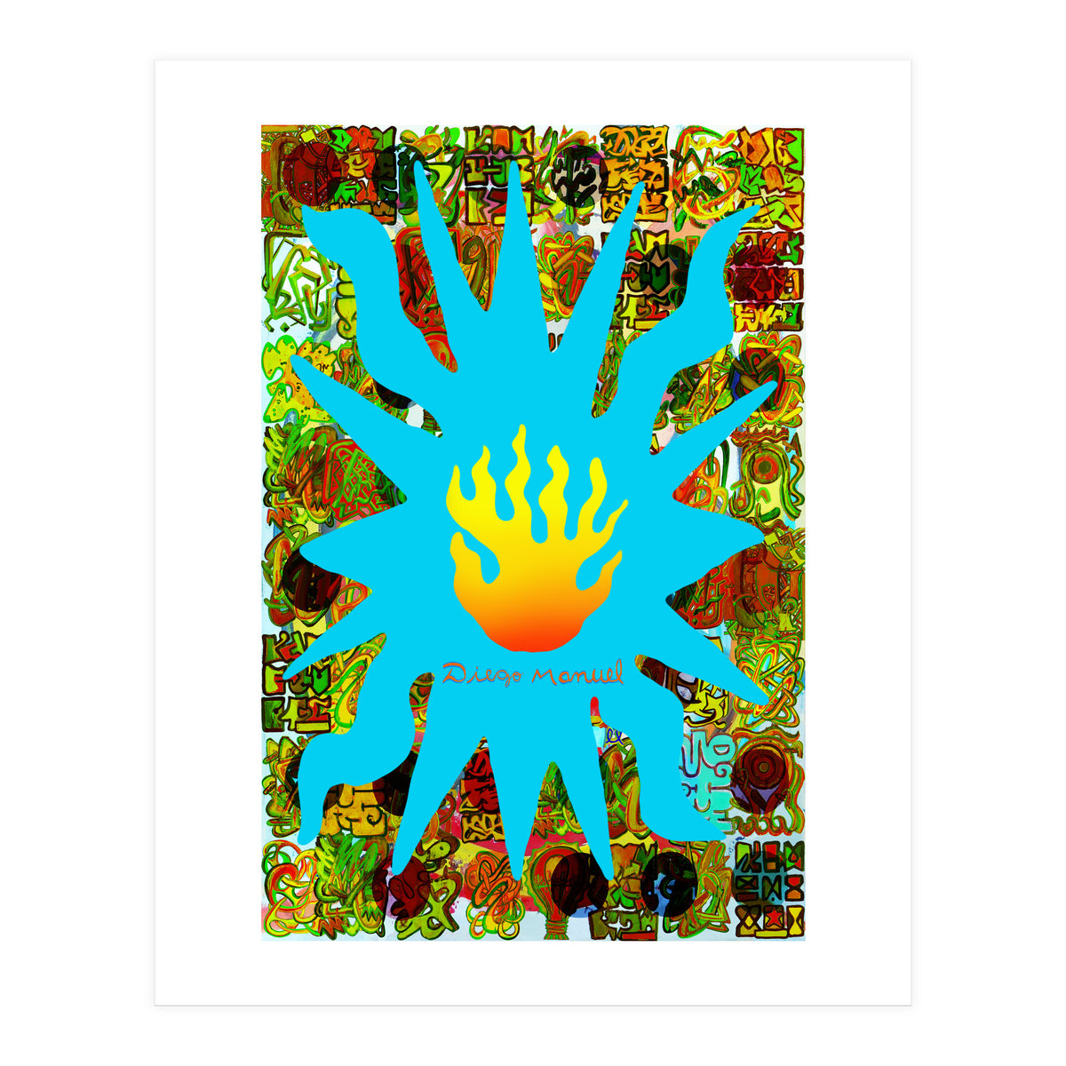 Fuego Y Graffiti 52 (Print Only)