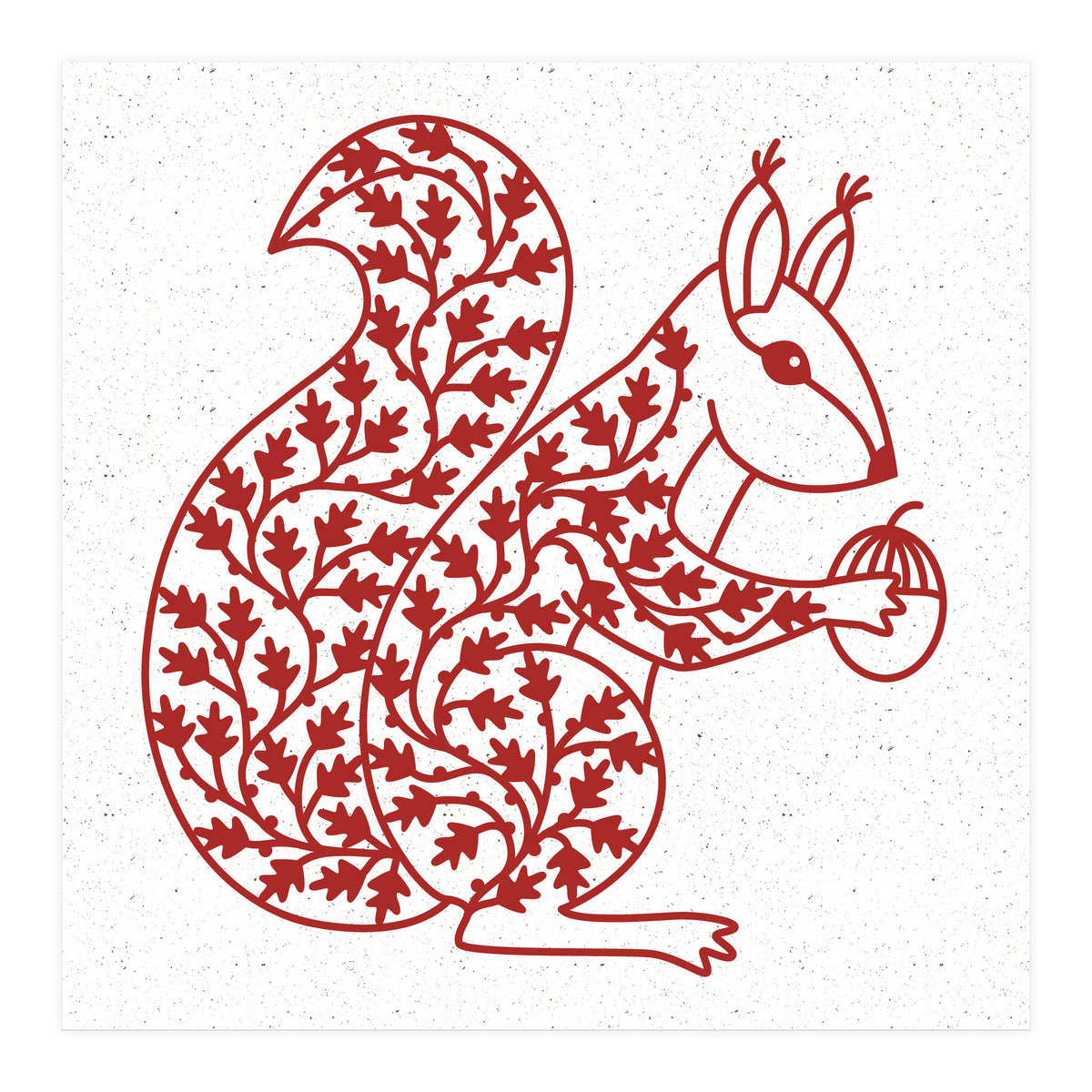 Squirrel Papercut (Print Only)