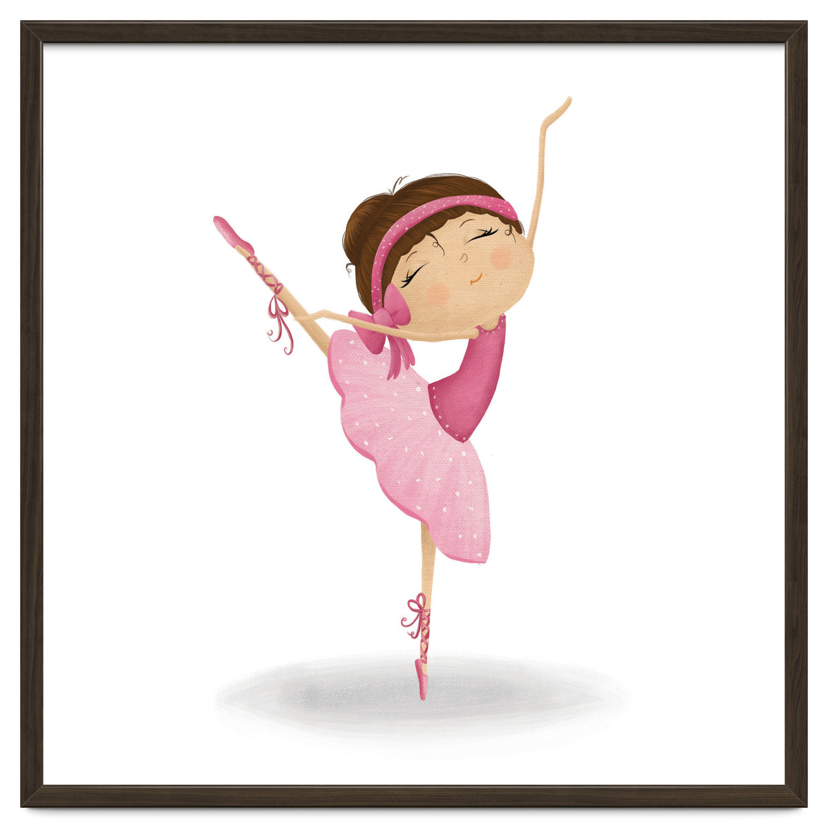 Adorable Ballerina Nursery Print