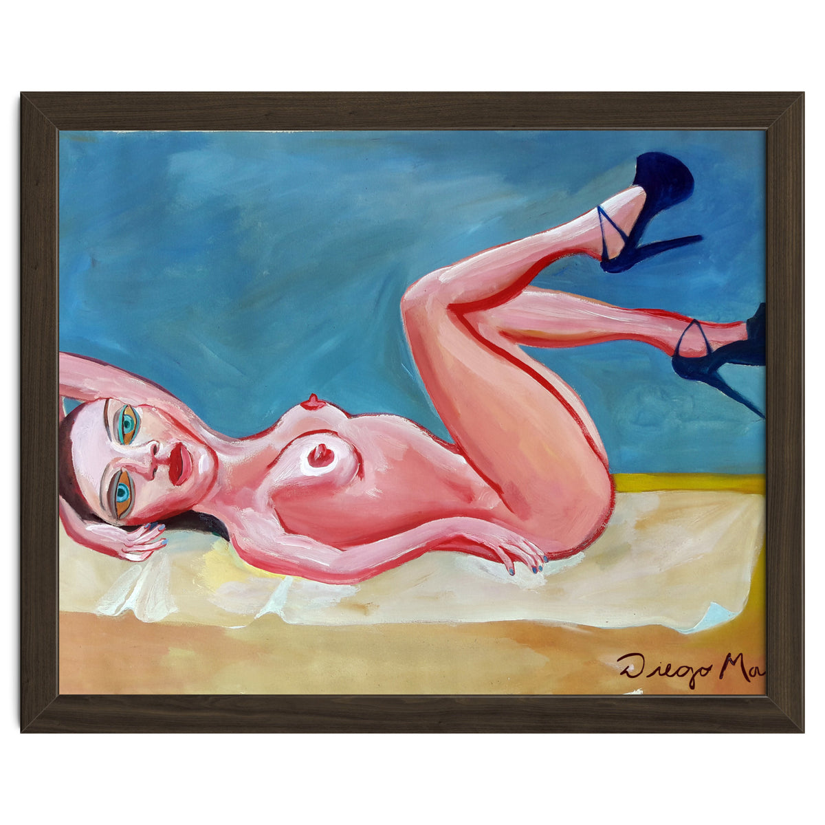 Reclining girl