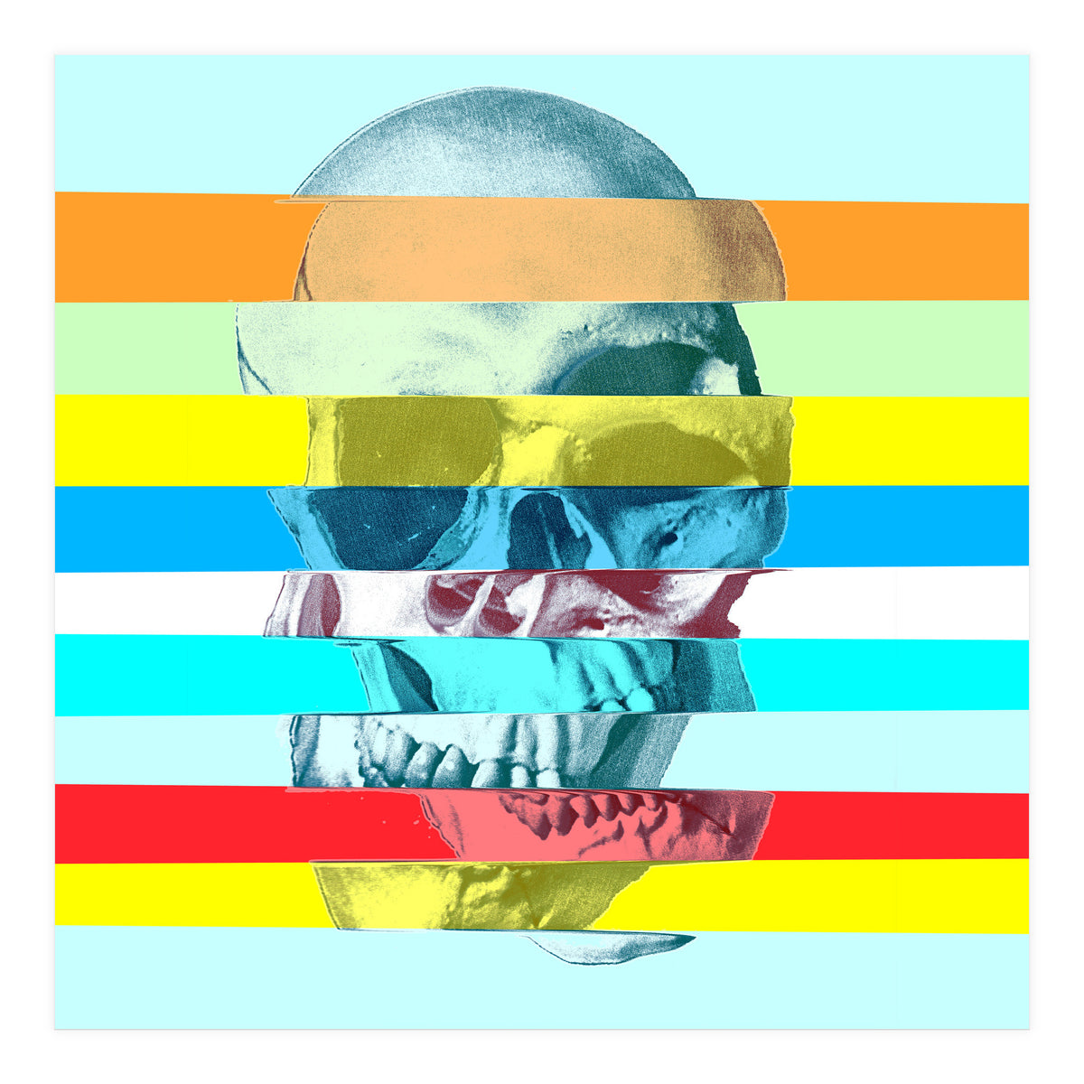 Glitch Skull (Print Only)