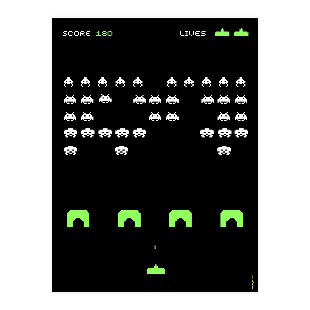 Space Invaders (Print Only)