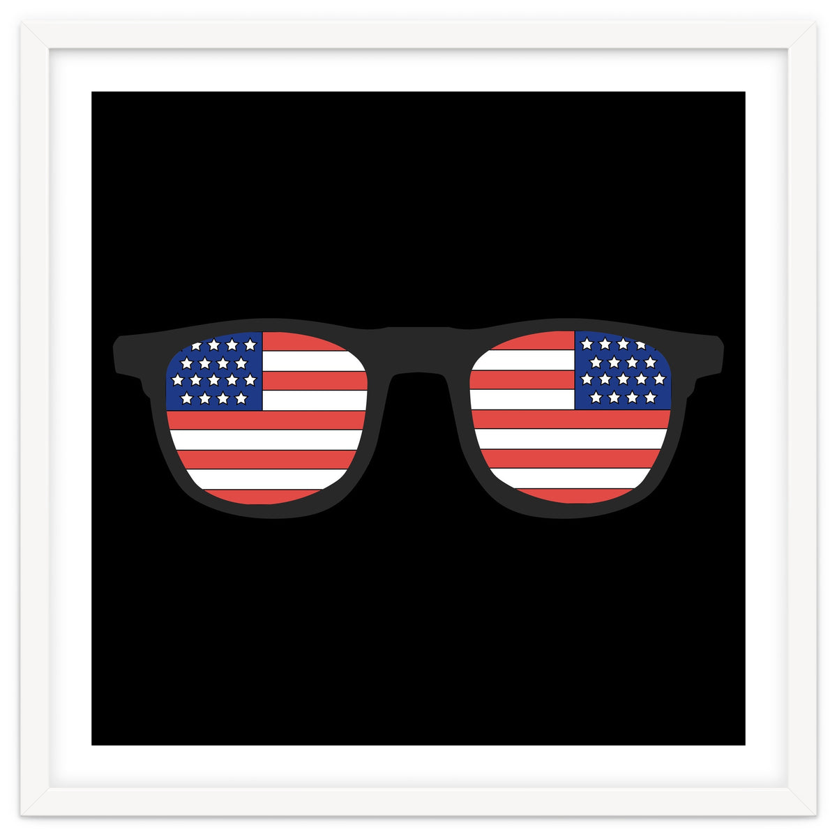 4th Of July, USA Glasses.