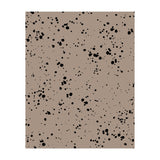Black Paint Splatter on Dark Beige Background (Print Only) thumbnail