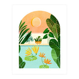 Lily Pond Landscape (Print Only) thumbnail