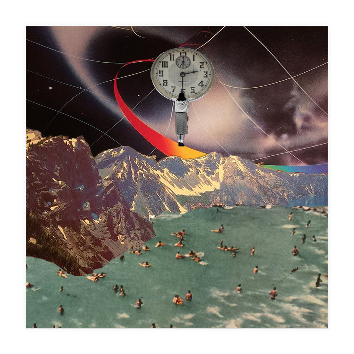 Ocean Rainbow Mountain (Print Only)