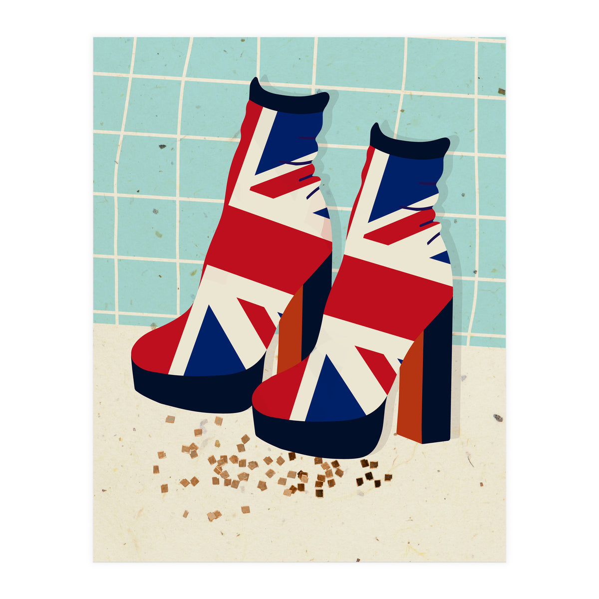 Union Jack Boots (Print Only)