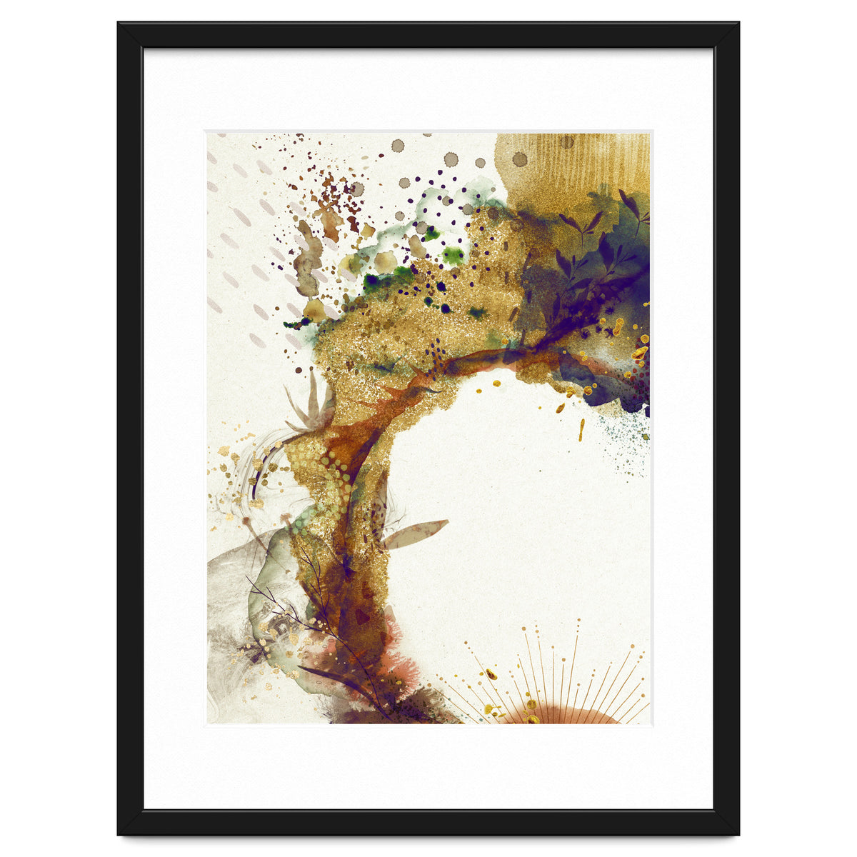 Abstract Floral - Autumn Winds