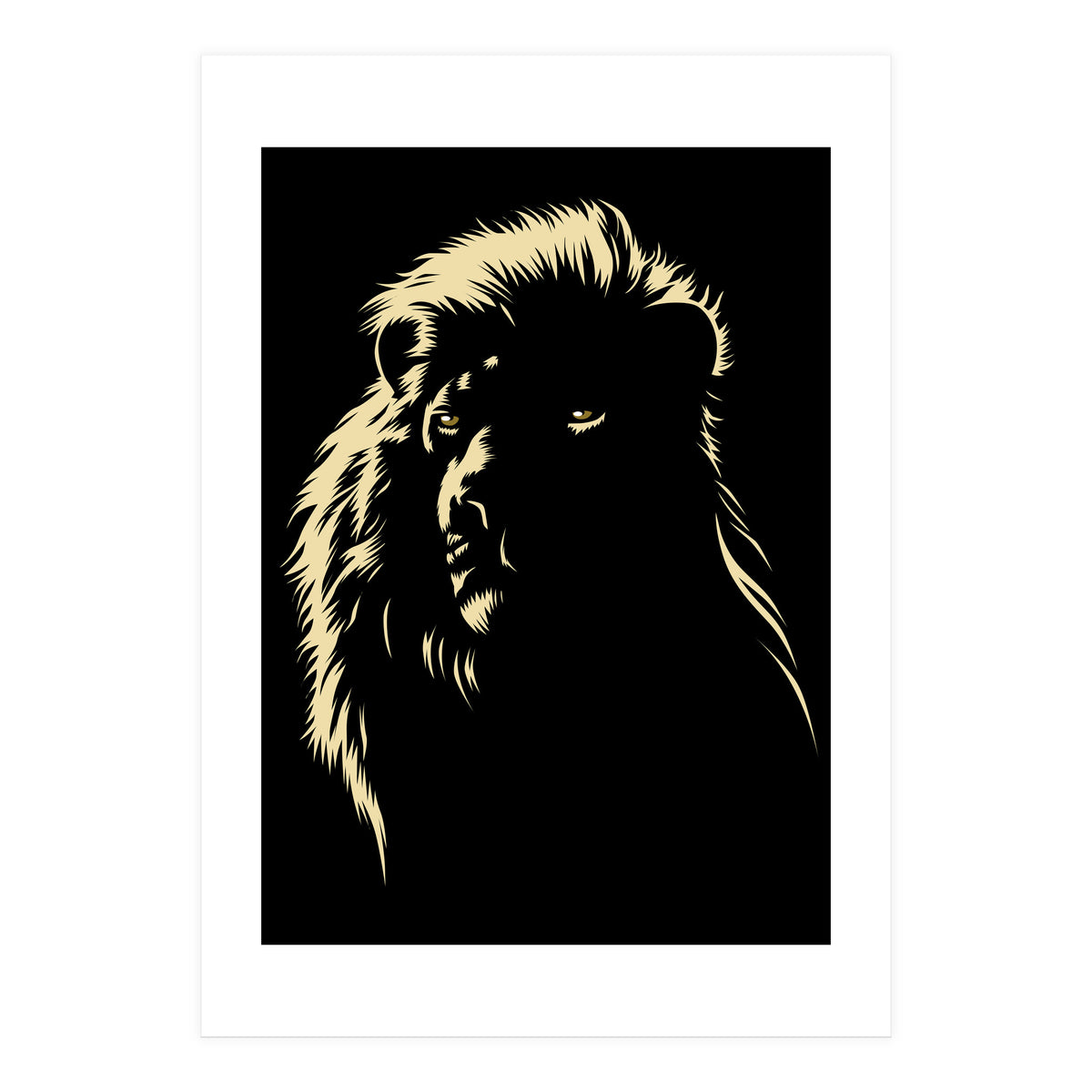 shadow lion (Print Only)