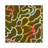 Colorful Wavy Lines Pattern \\ Multicolor Gradient (Print Only) thumbnail