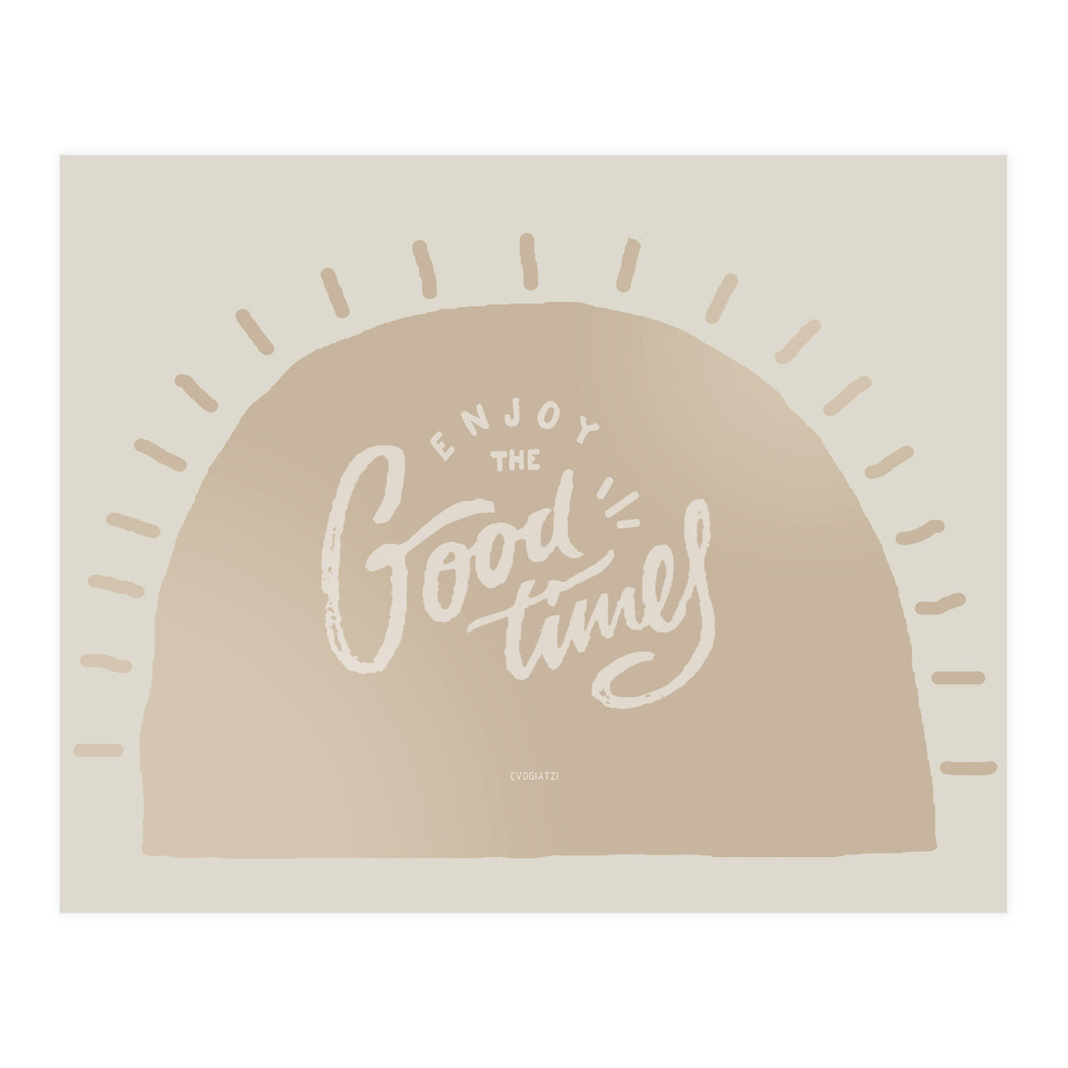 Enjoy the Good times I (Print Only)