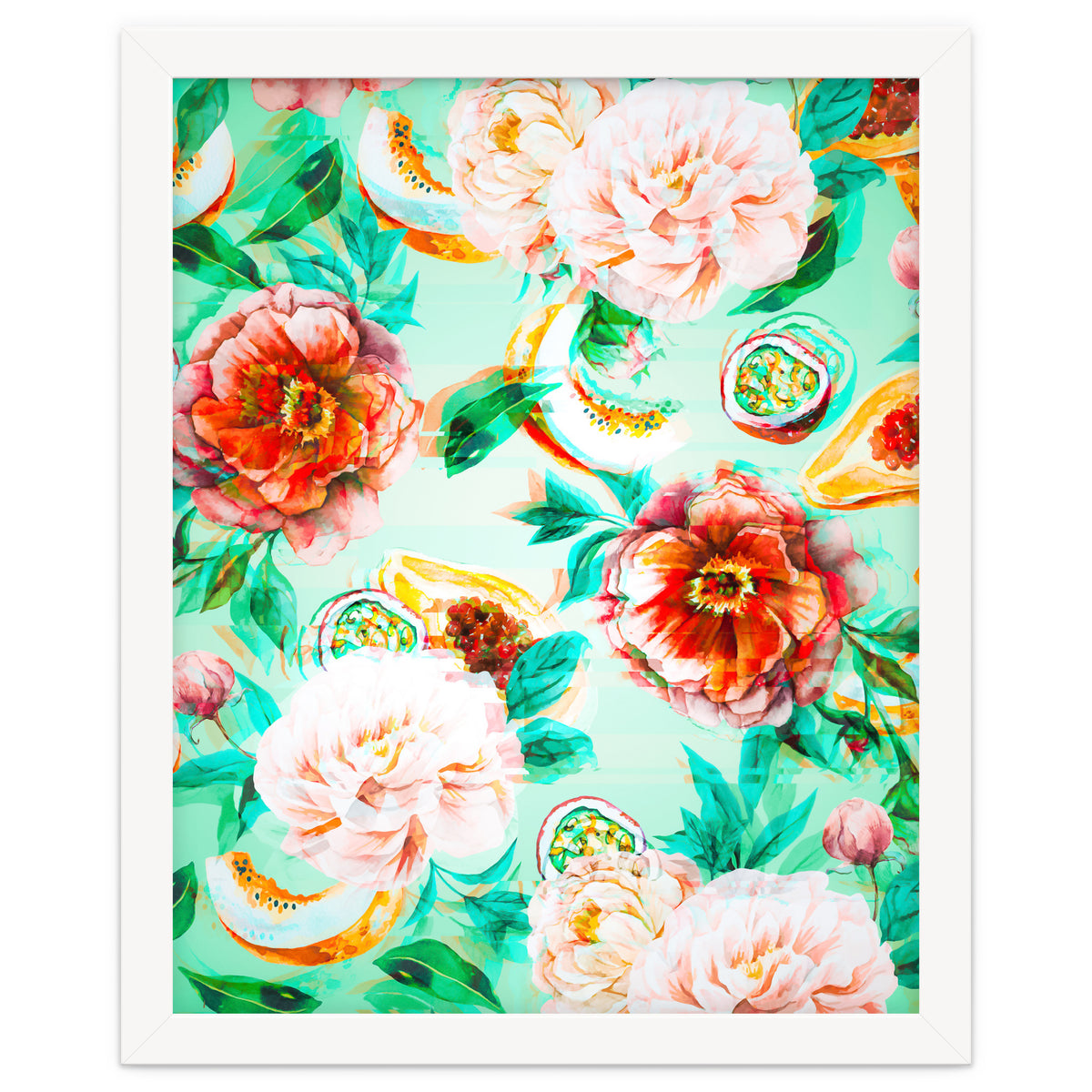 Tropical flowery fruit glitch