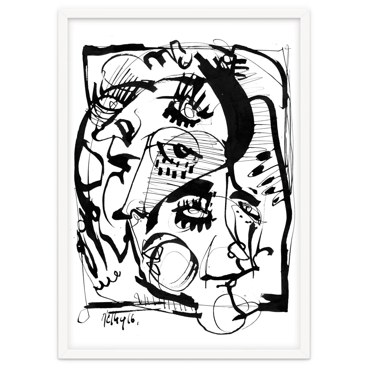 The Pretty People - b&w