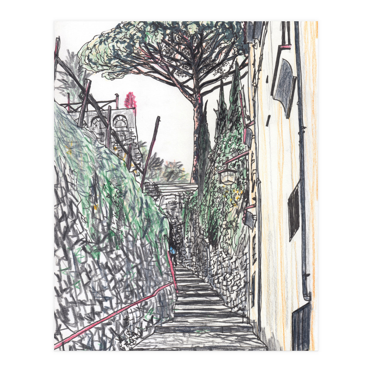 Ravello Stairway To Heaven (Print Only)