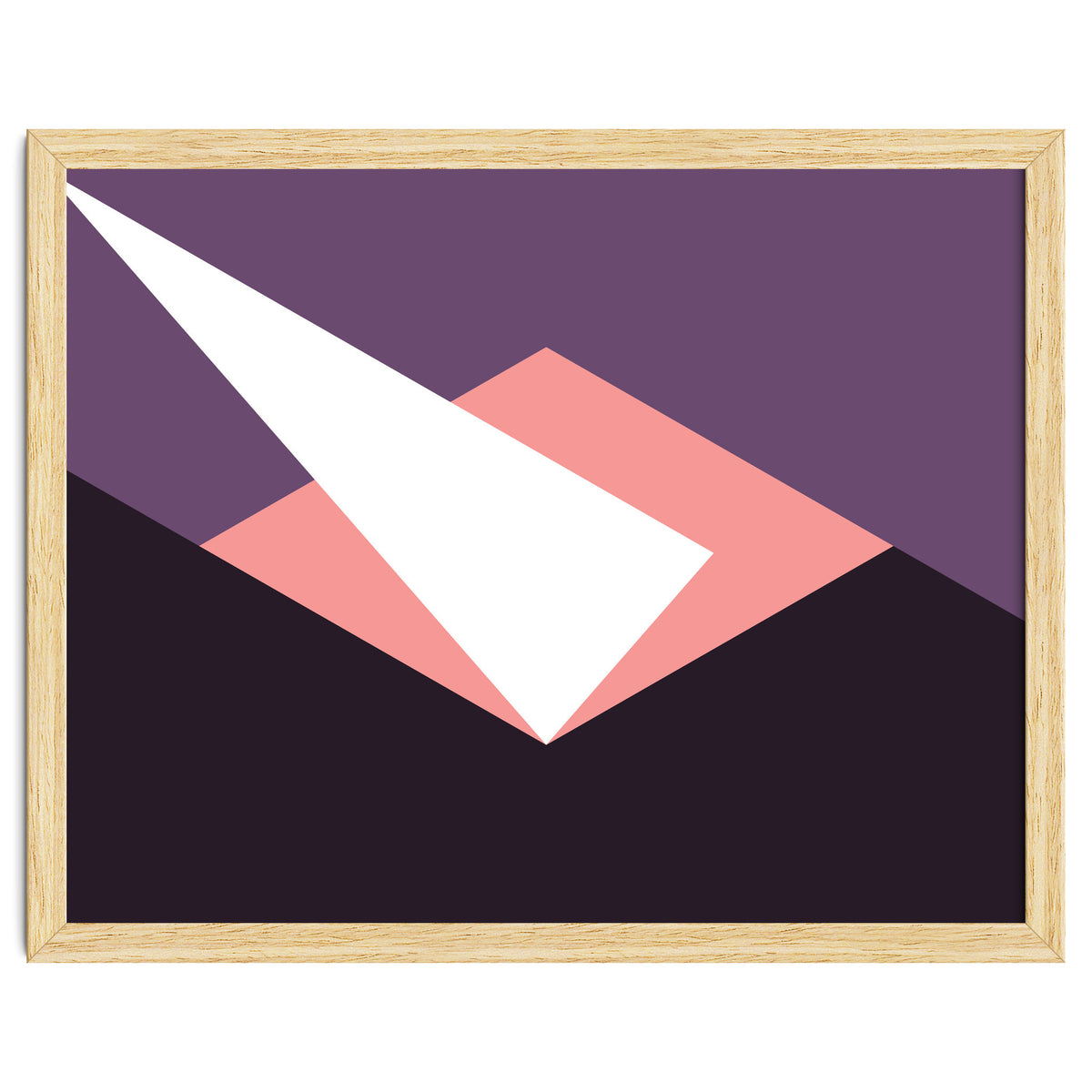 Geometric Shapes No. 59 - pink & purple