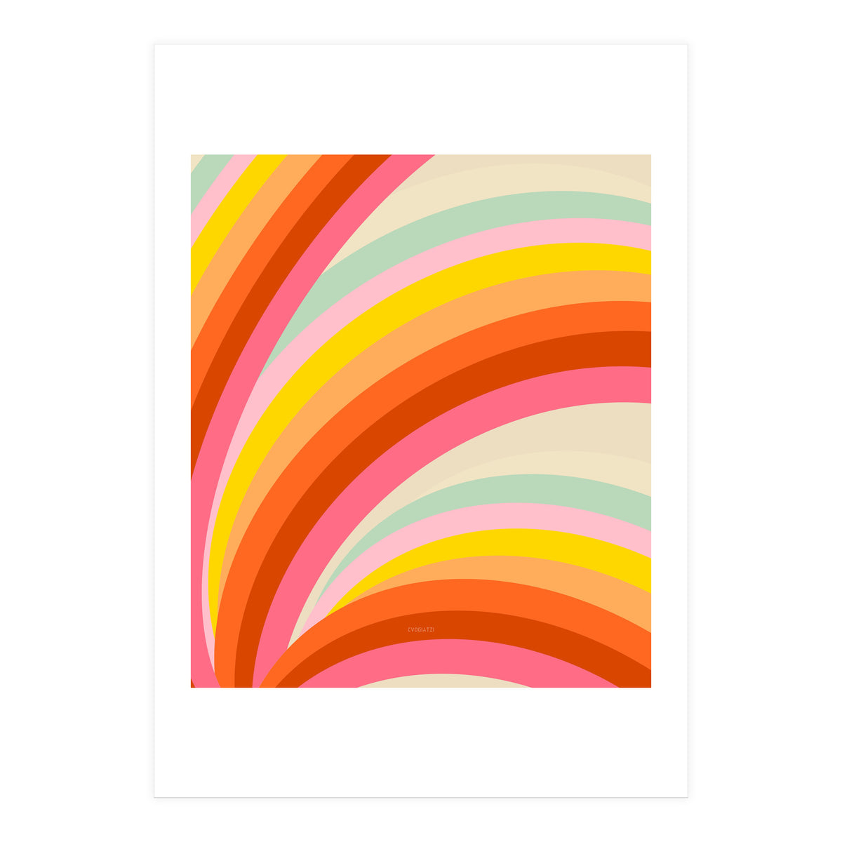 Happy Color Sunlights  (Print Only)