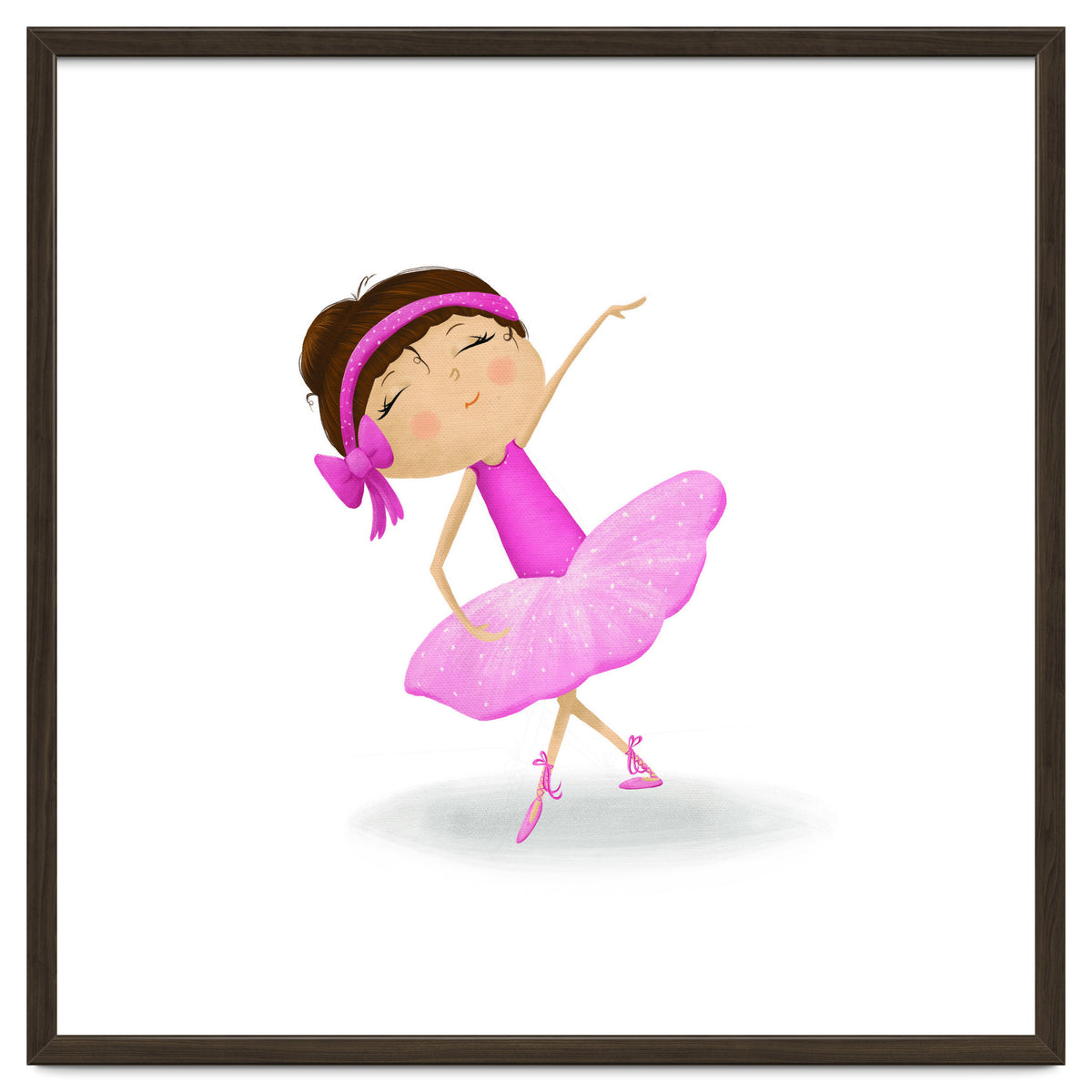 Adorable Ballerina Nursery Print