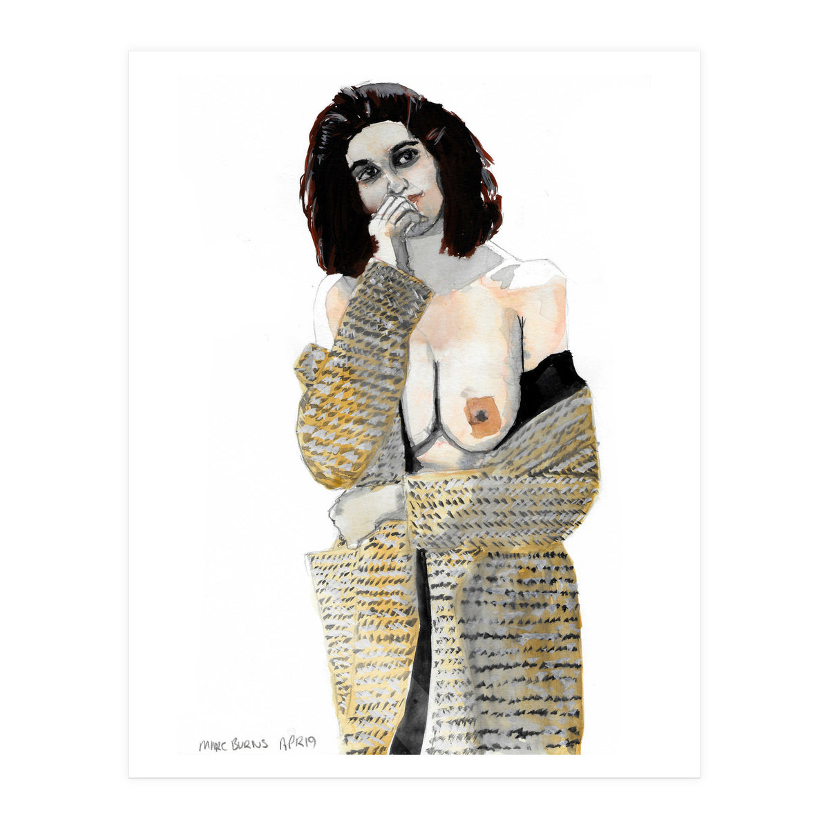 Untitled #15 - Woman in coat (Print Only)