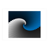 Blue Spiral Wings (Print Only) thumbnail