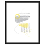 Watercolor Shapes No. 3 | Illuminating Yellow & Ultimate Grey thumbnail
