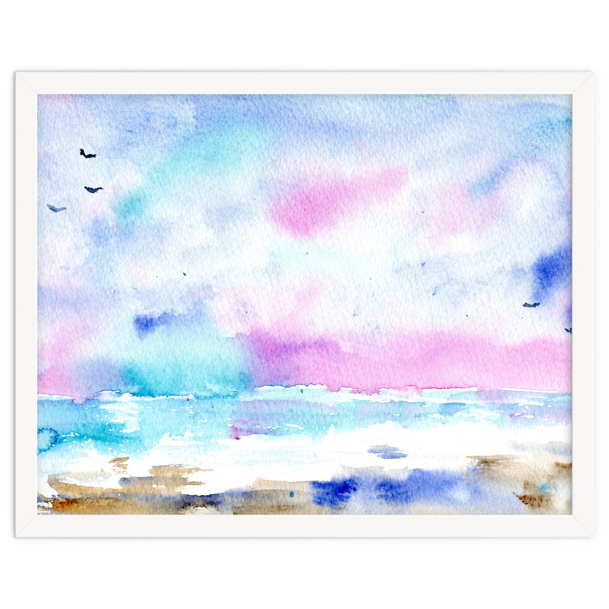 Tenderness of the sea || watercolor