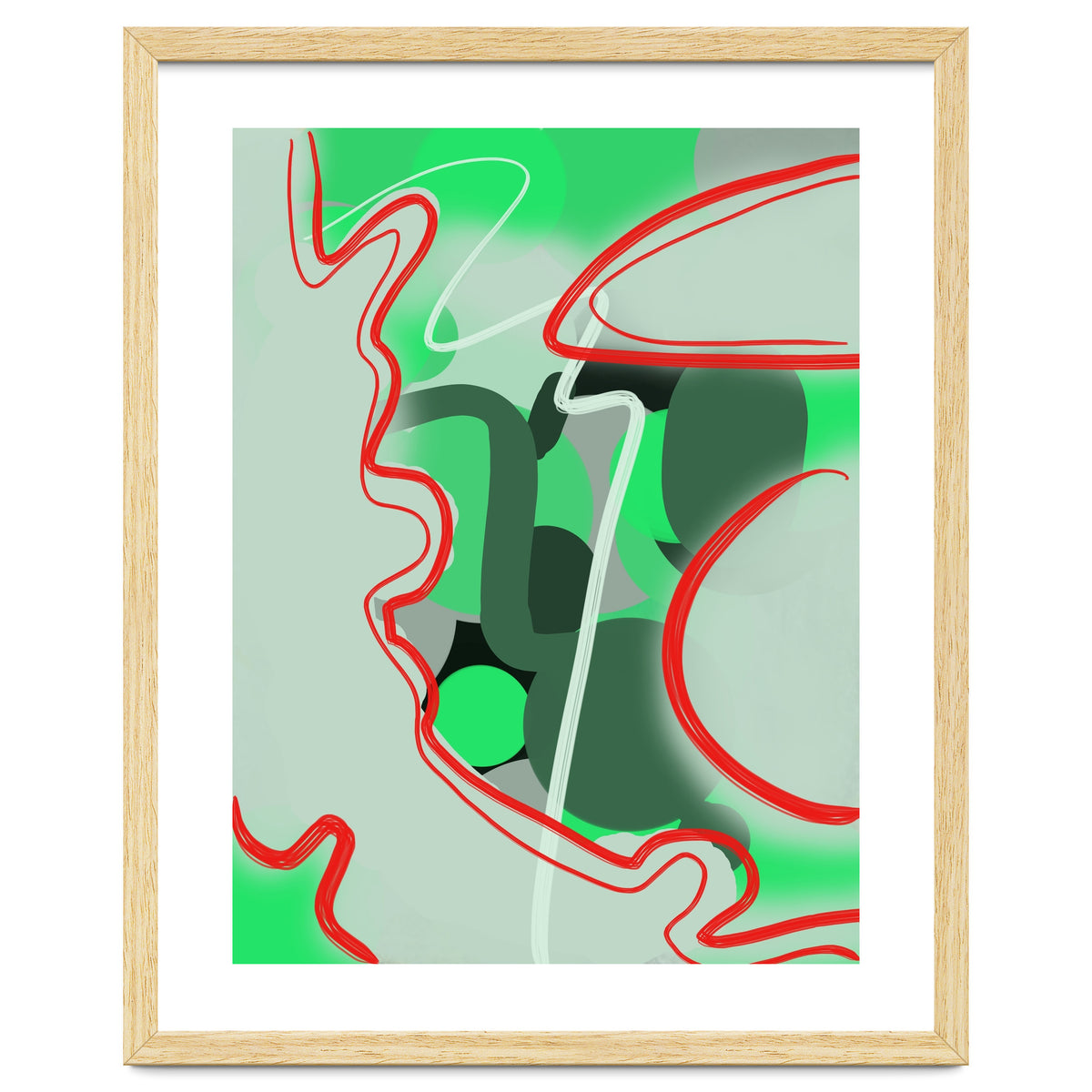 Abstraction In Complementary Colors 1