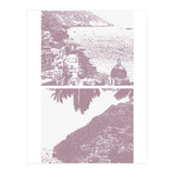 Printed Positano in Purple (Print Only) thumbnail