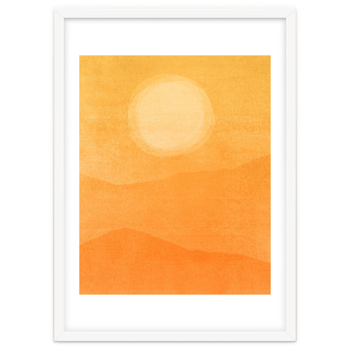 Golden Afternoon Abstract