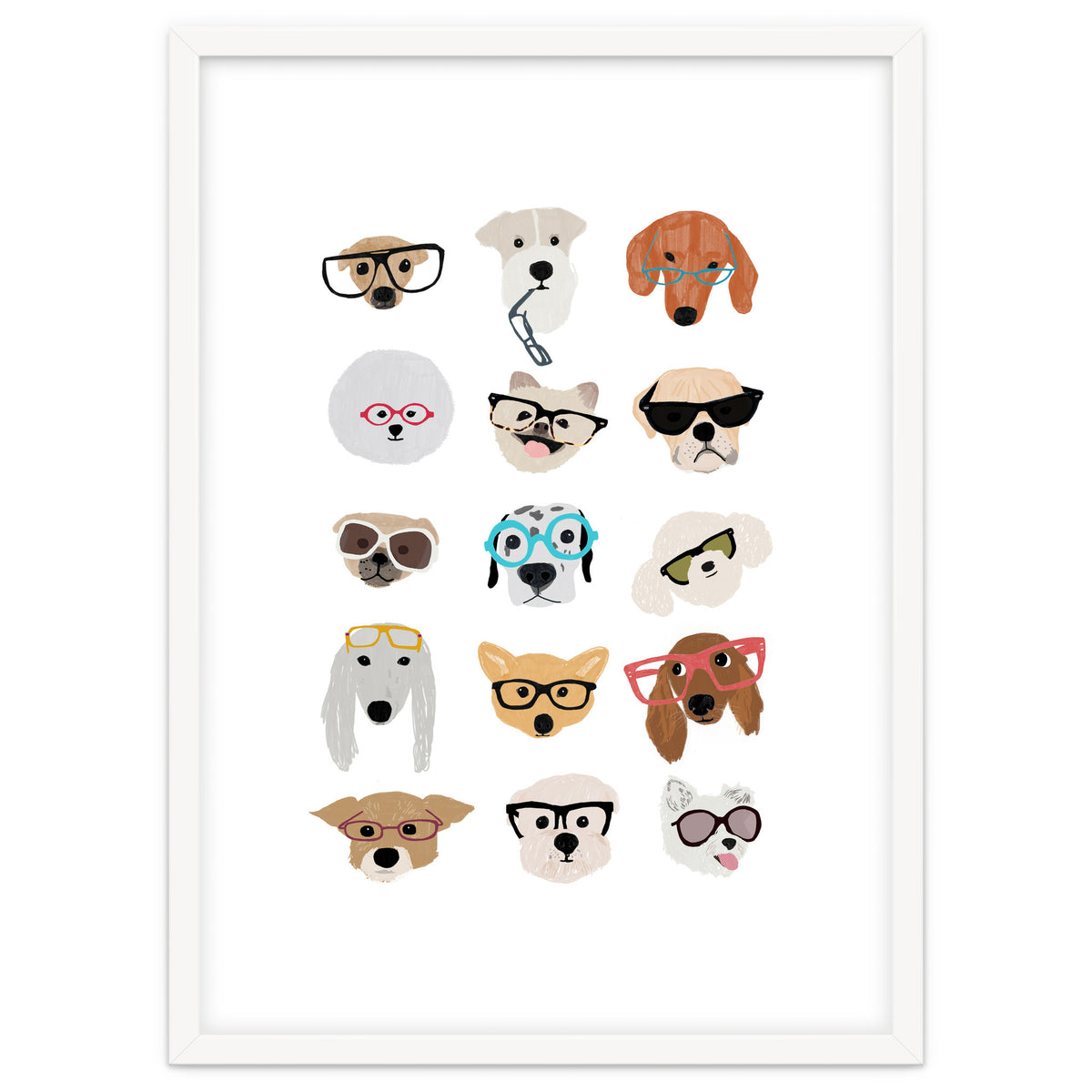 Dogs in Glasses