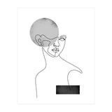 black white woman (Print Only) thumbnail