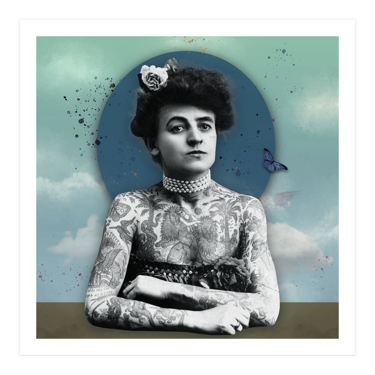 woman Tatoo (Print Only)