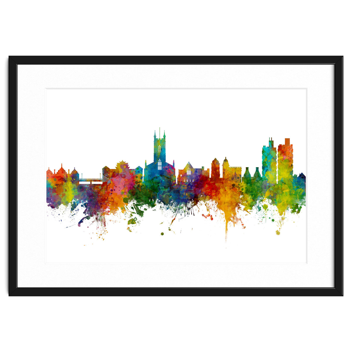 Stoke-on-Trent England Skyline