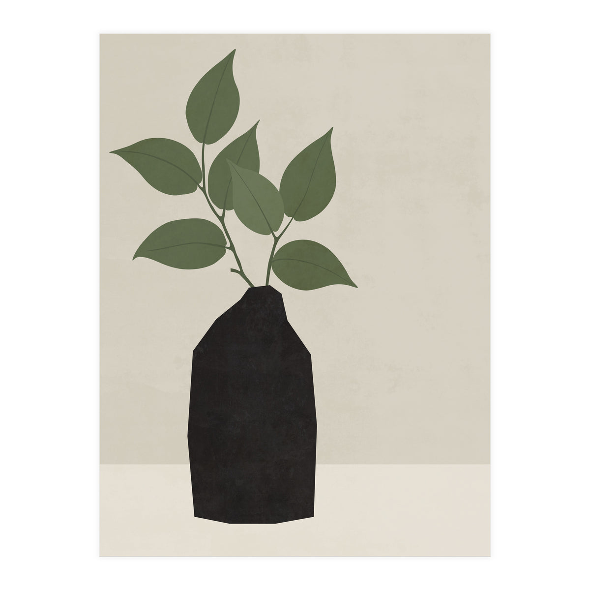BLACK VASE (Print Only)