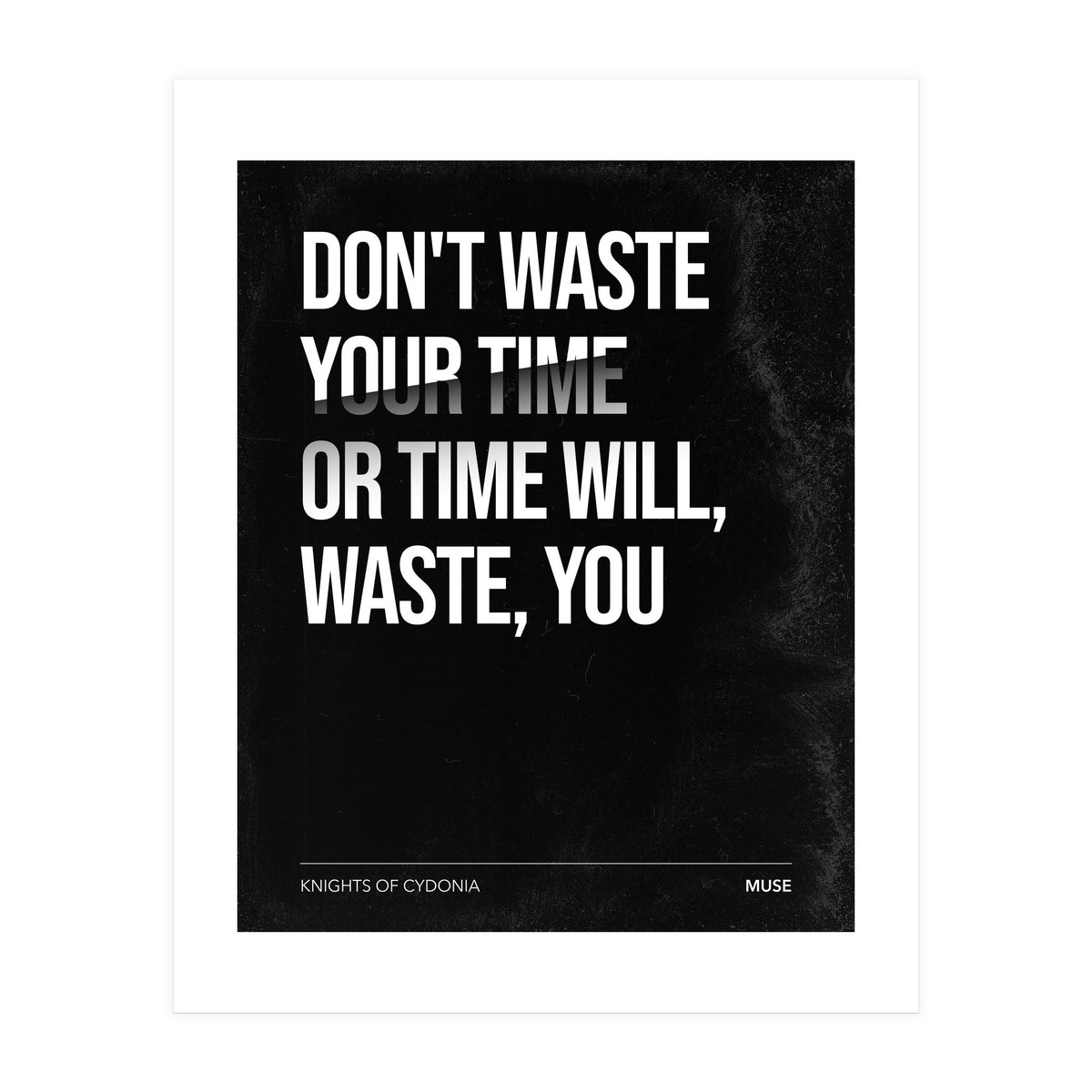 Muse - Knights Of Cydonia (Print Only)