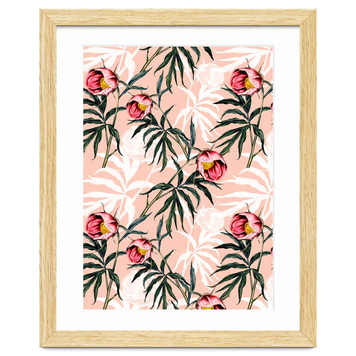 Flowery blooming pink