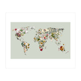 Vintage Botanical Map - Green (Print Only) thumbnail