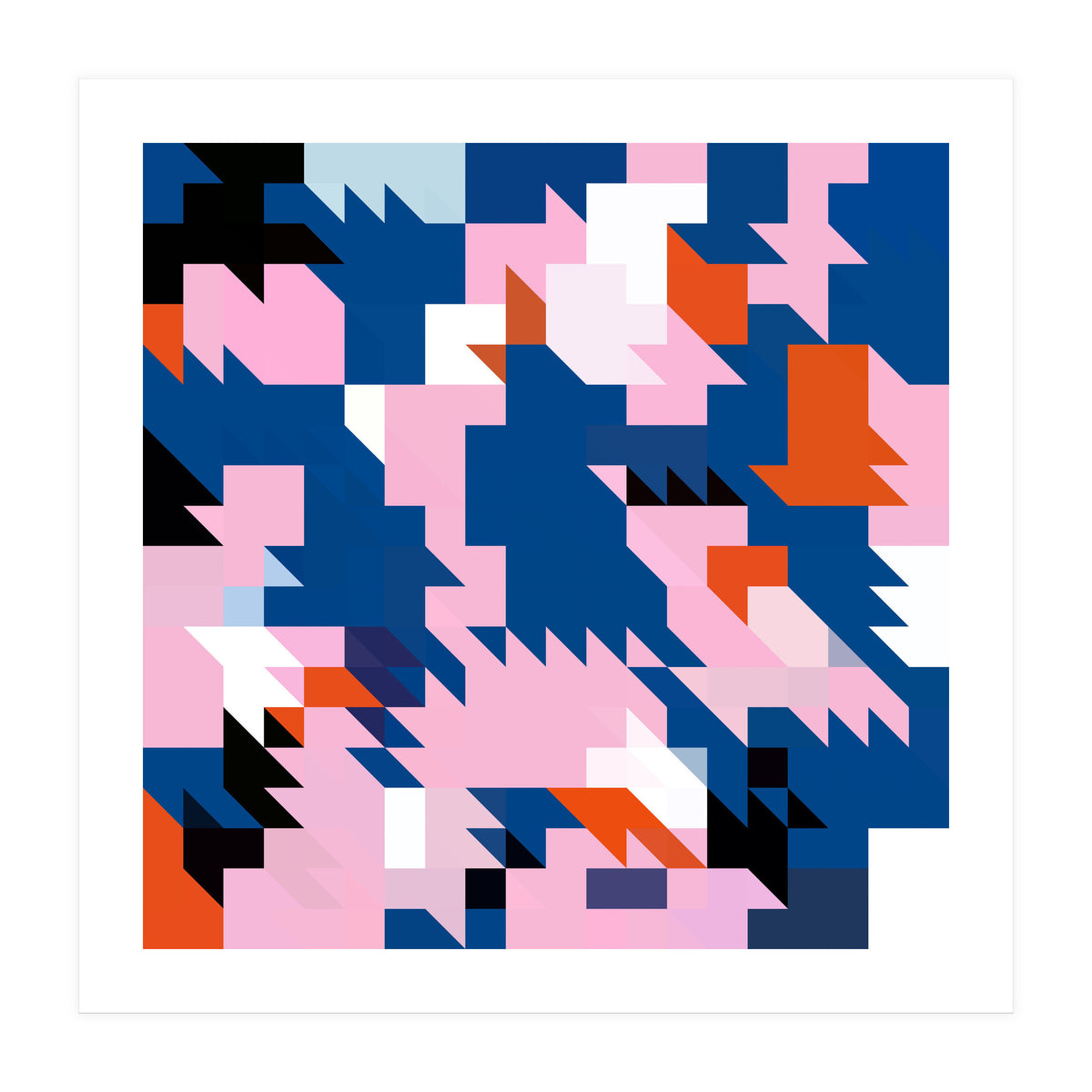 Pink and Blue (Print Only)