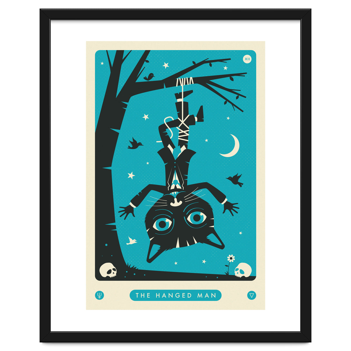TAROT CARD CAT: THE HANGED MAN