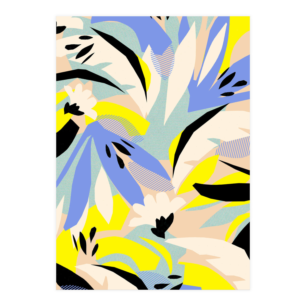 Abstract floral (Print Only)