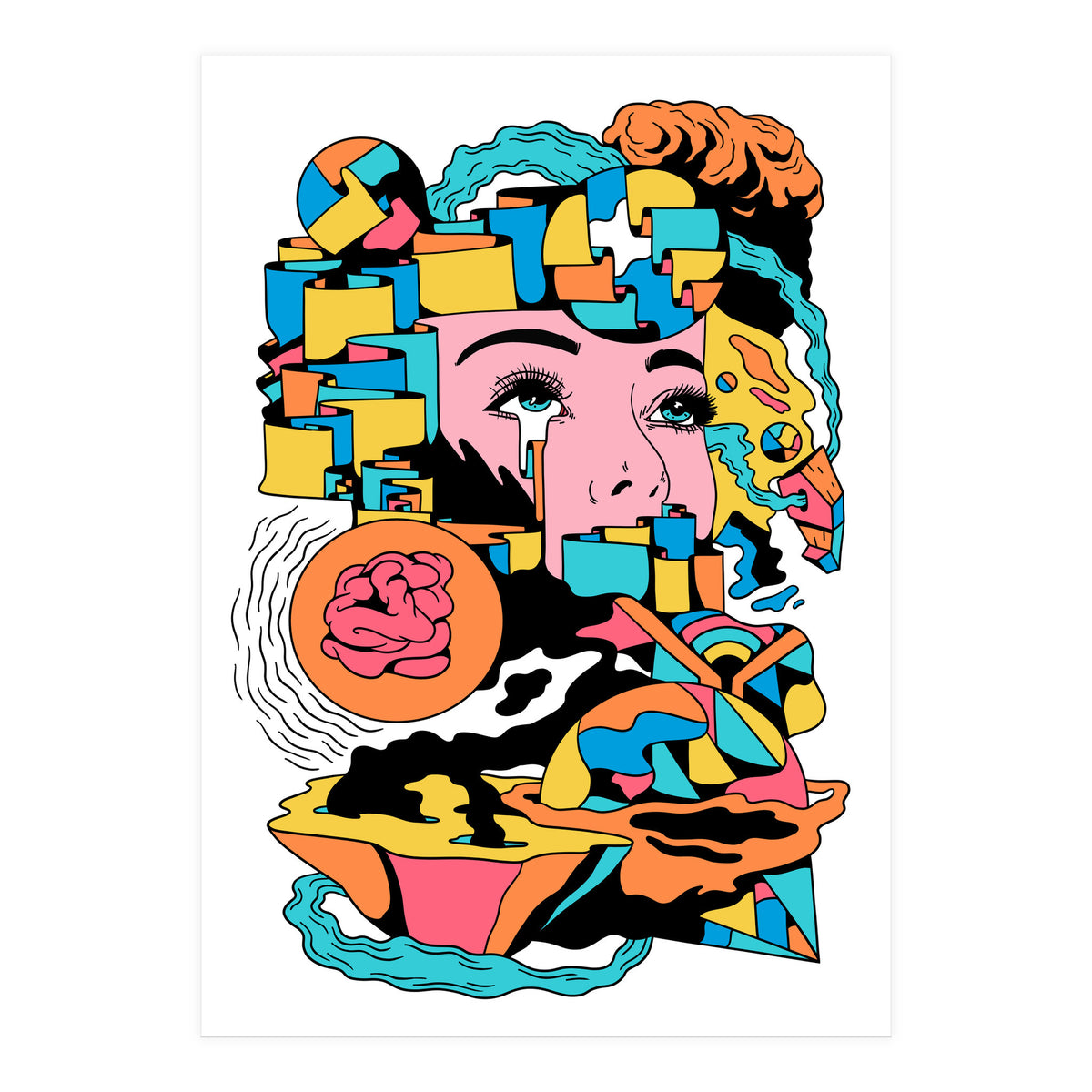 Sad Cliffs (Print Only)