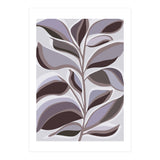 Lavender Floral Abstract (Print Only) thumbnail