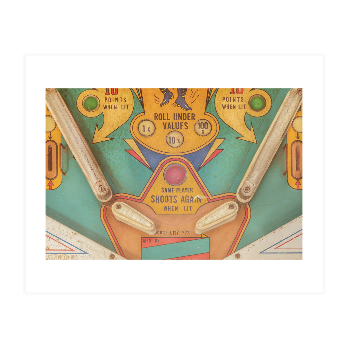 The vintage Pinball Machine (Print Only)