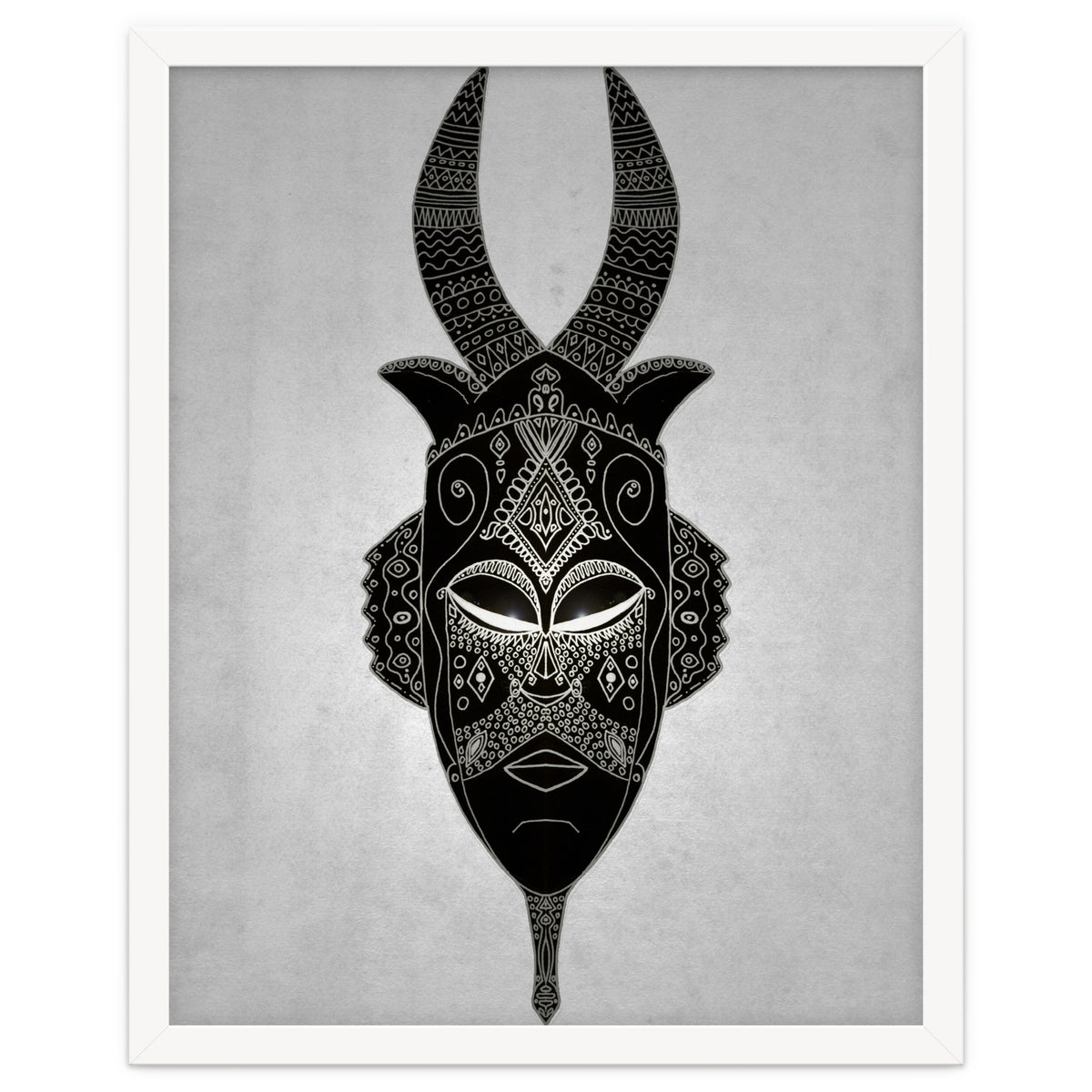 Horned Tribal Mask