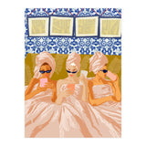 Ladies-Only Club | Girl Talk Slumber Party BFF | Bohemian Feminism Independent Moroccan Women (Print Only) thumbnail