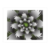 Seamless Green 3D Floral (Print Only) thumbnail